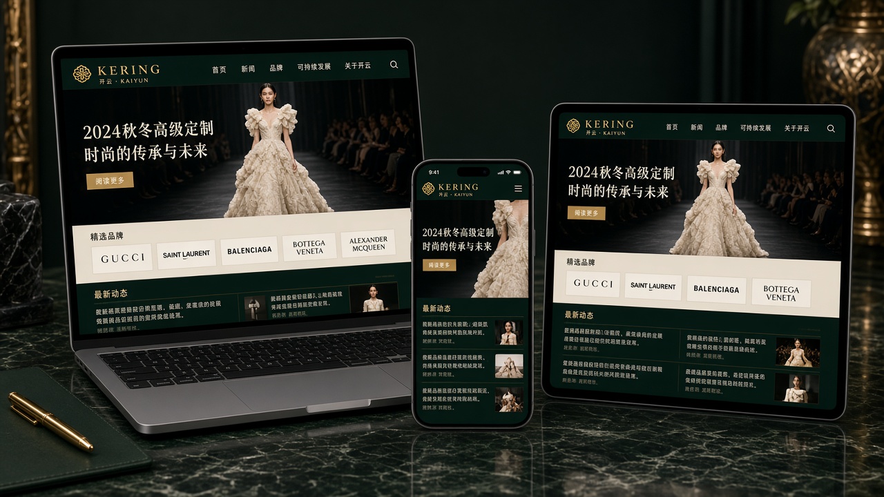 开云 APP 官方客户端主界面示意
